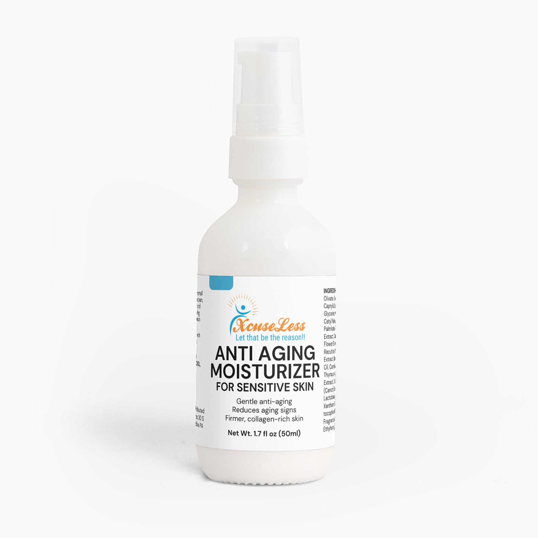 Anti Aging Moisturizer for Sensitive Skin – XcuseLess Supplements and ...