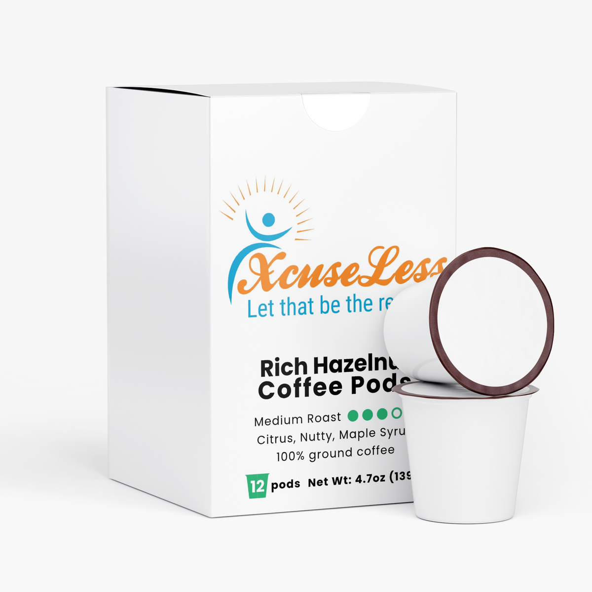 Rich Hazelnut Coffee Pods (Medium Roast)