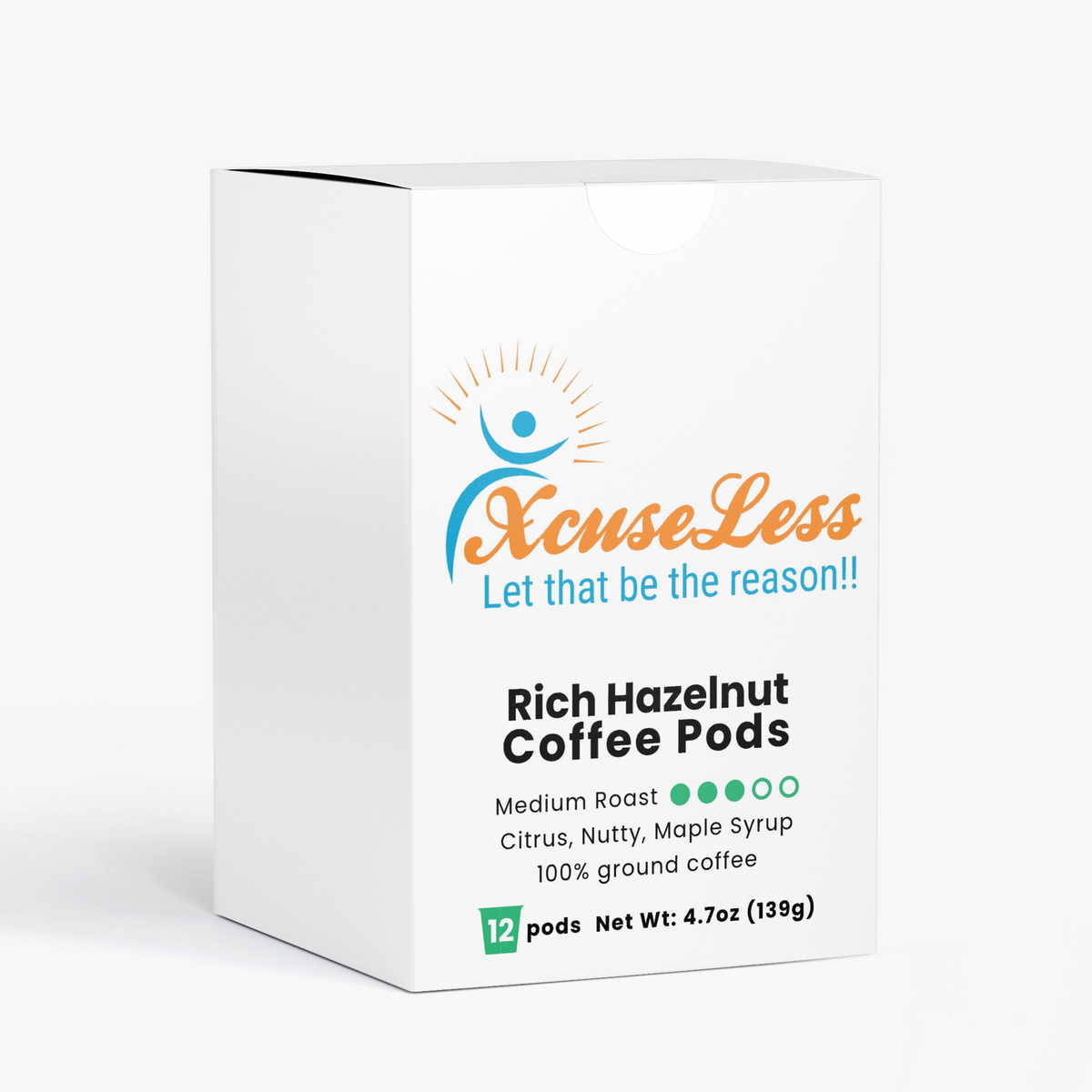 Rich Hazelnut Coffee Pods (Medium Roast)